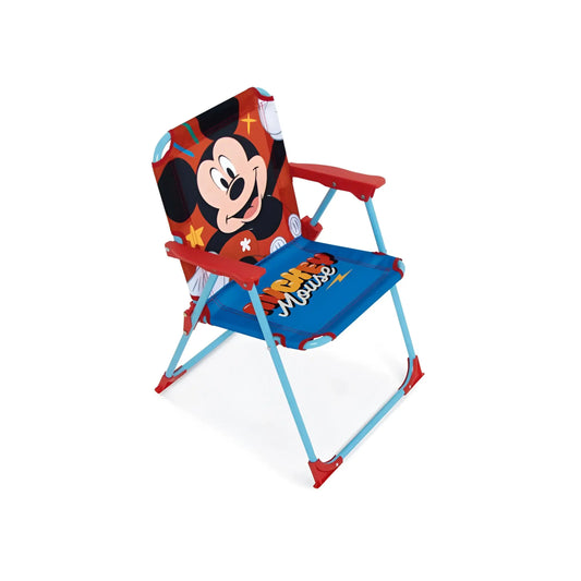 Silla Mickey plegable infantil para interior exterior playa piscina 38X32X53CM