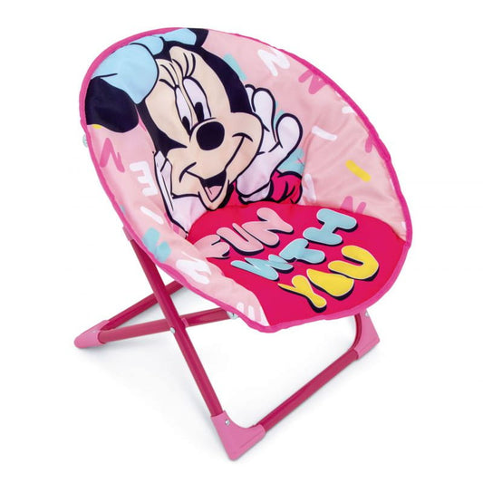 Silla de Minnie Mouse Disney con forma luna 50x50x50cm