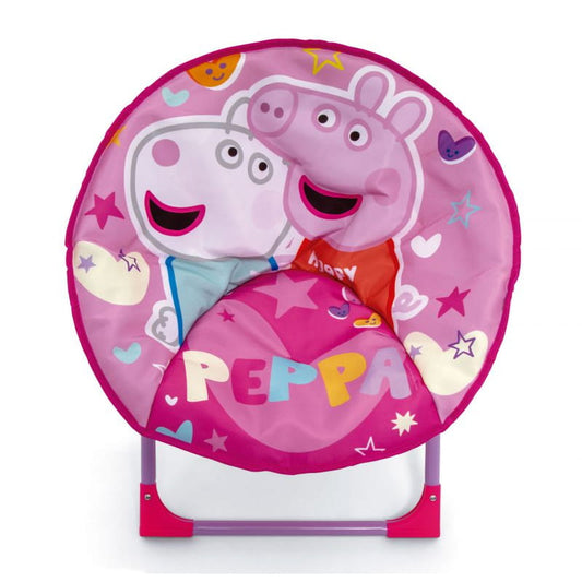Silla de Peppa Pig con forma luna 50x50x50cm
