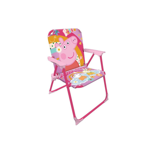 Silla plegable infantil Peppa Pig para interior exterior playa piscina
