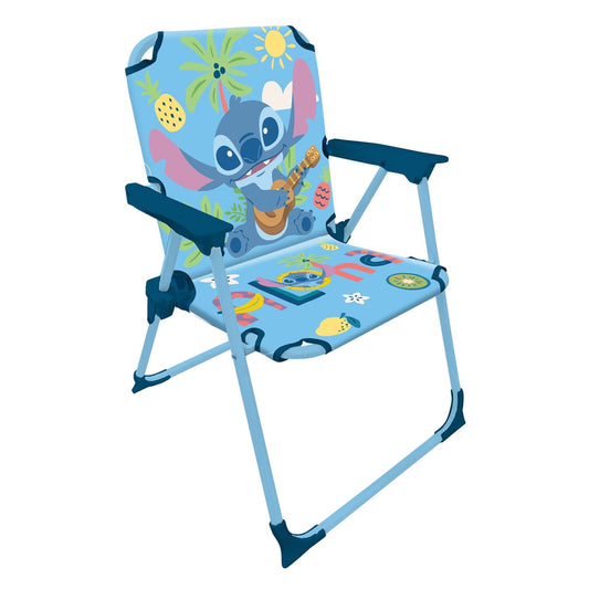 Silla plegable infantil Stitch para interior exterior playa piscina
