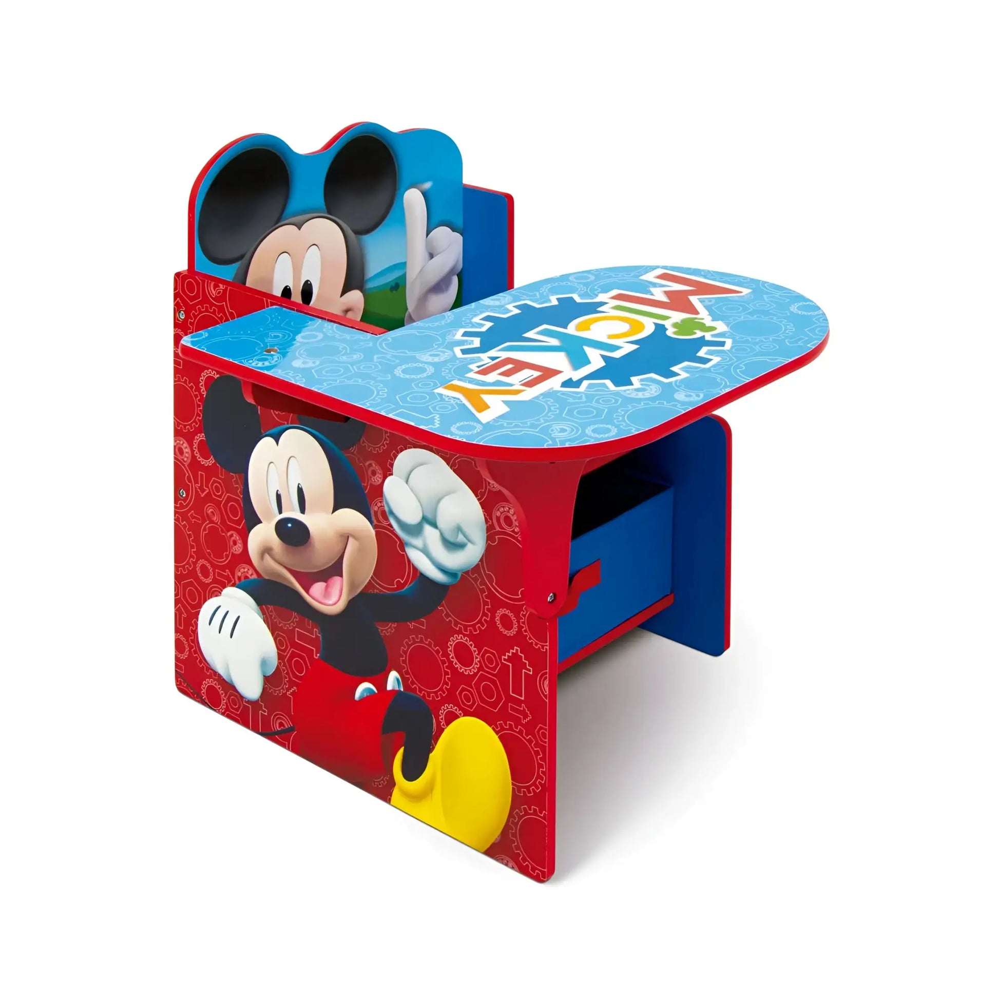 Silla Pupitre infantil con cajón de Mickey Disney