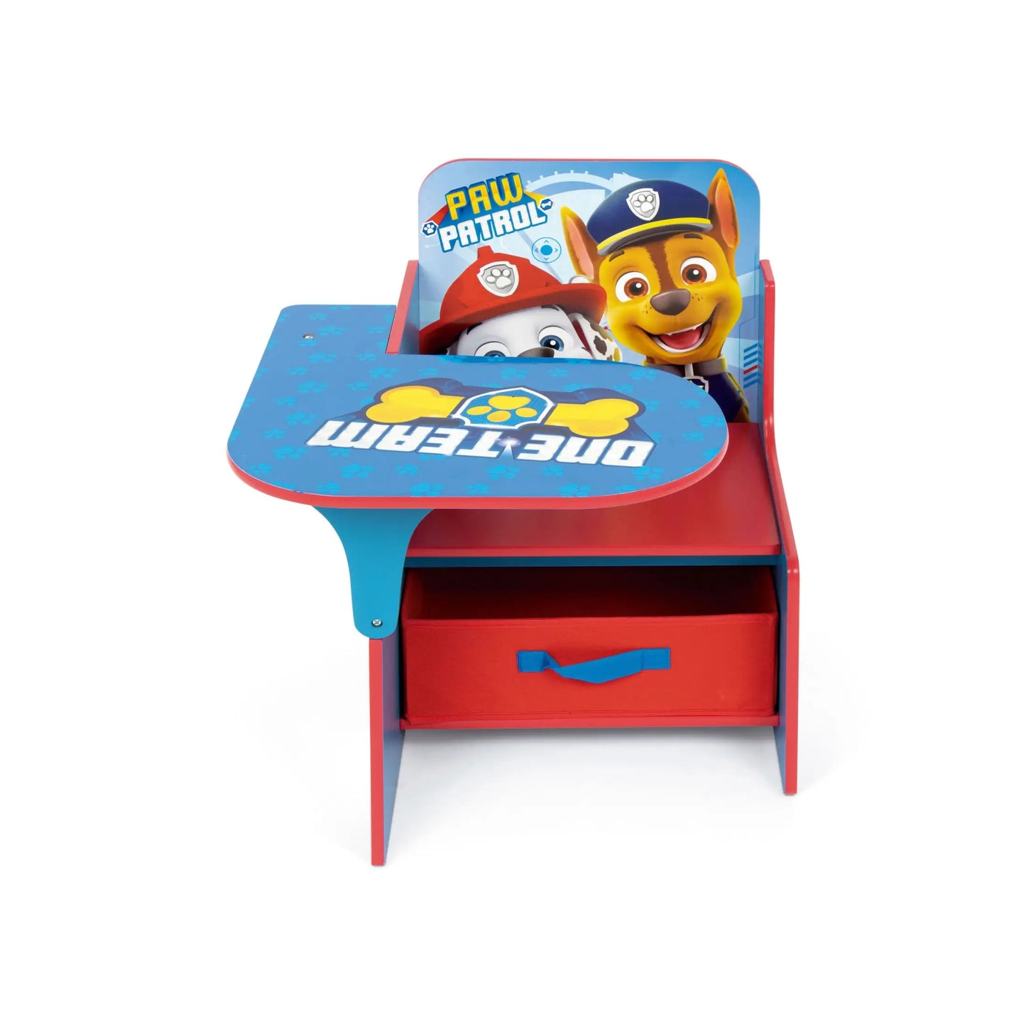 Silla Pupitre infantil con cajón de la Patrulla Canina