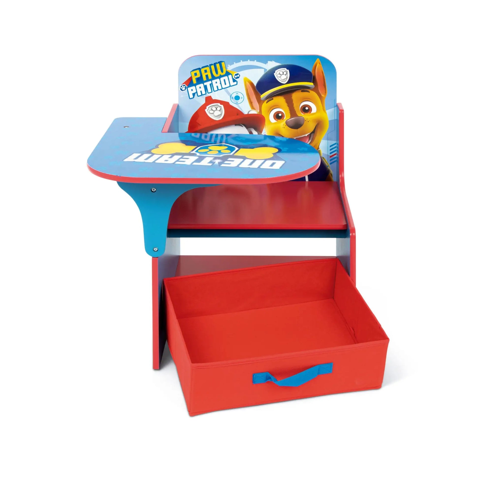 Silla Pupitre infantil con cajón de la Patrulla Canina