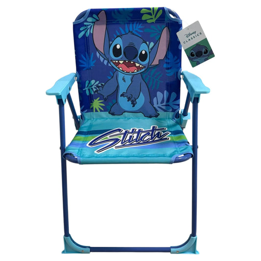 Silla Stitch plegable infantil para interior exterior playa piscina 38X32X53CM