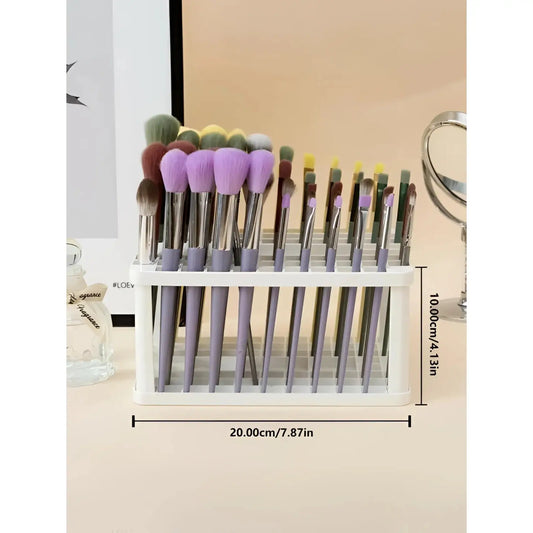Soporte de almacenamiento para brochas y pinceles maquillaje organizador escritorio