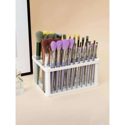 Soporte de almacenamiento para brochas y pinceles maquillaje organizador escritorio