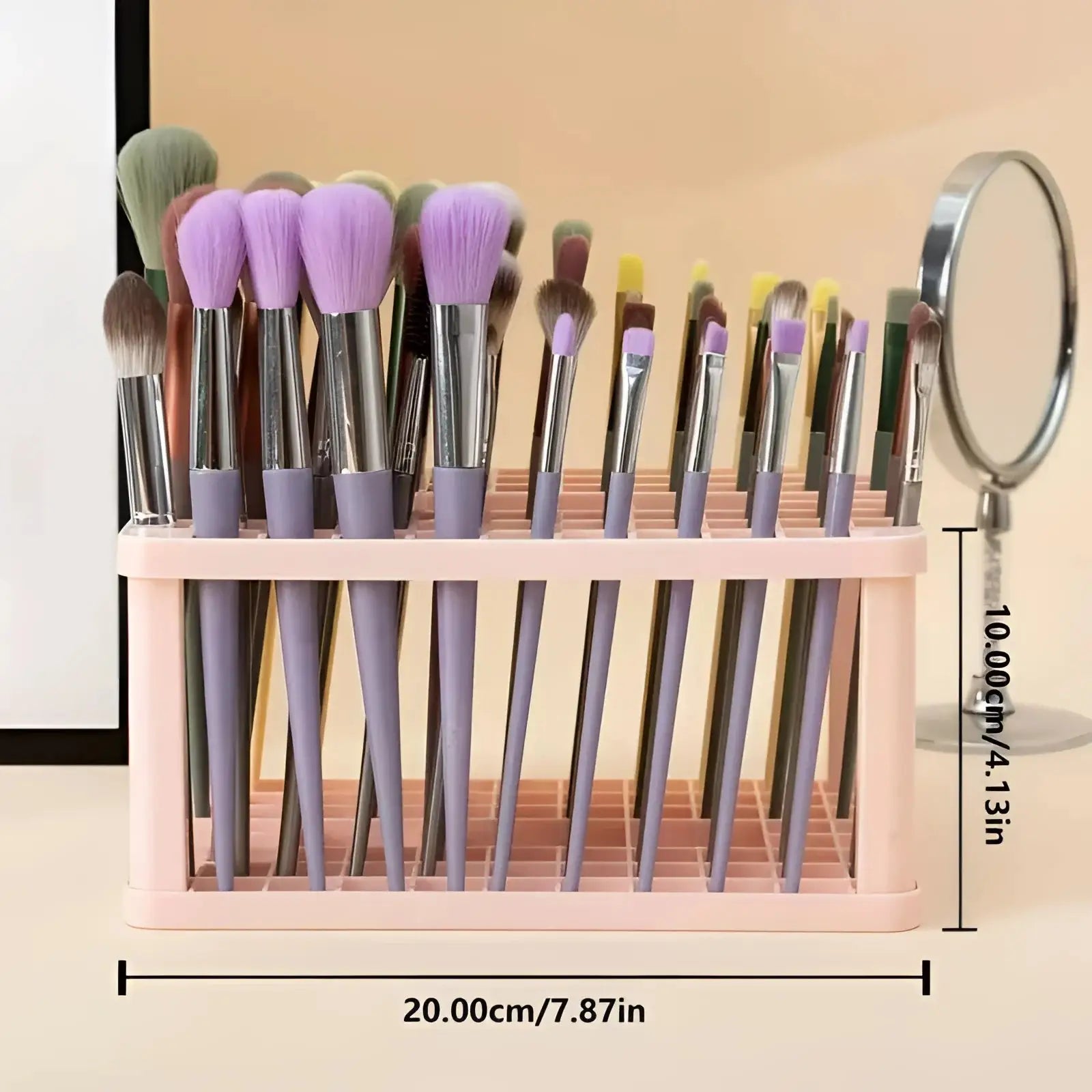 Soporte de almacenamiento para brochas y pinceles maquillaje organizador escritorio