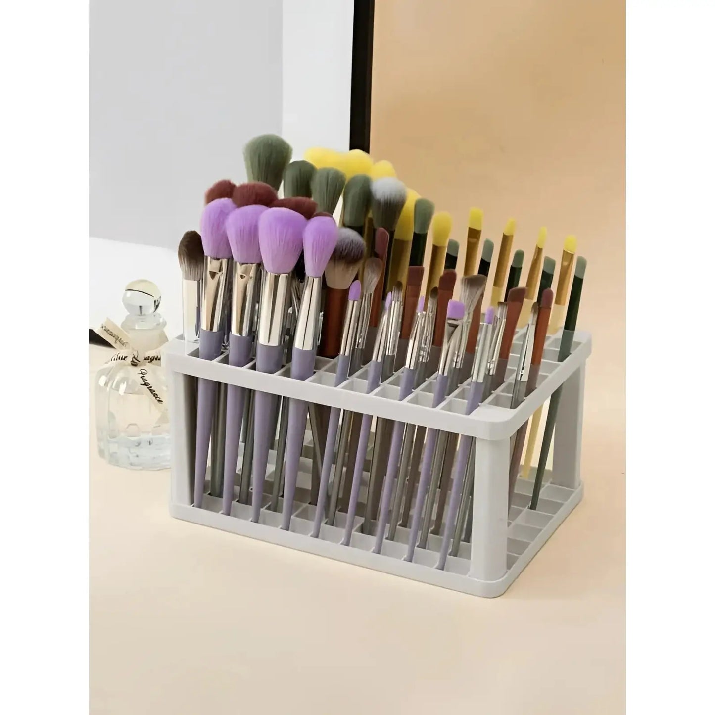 Soporte de almacenamiento para brochas y pinceles maquillaje organizador escritorio