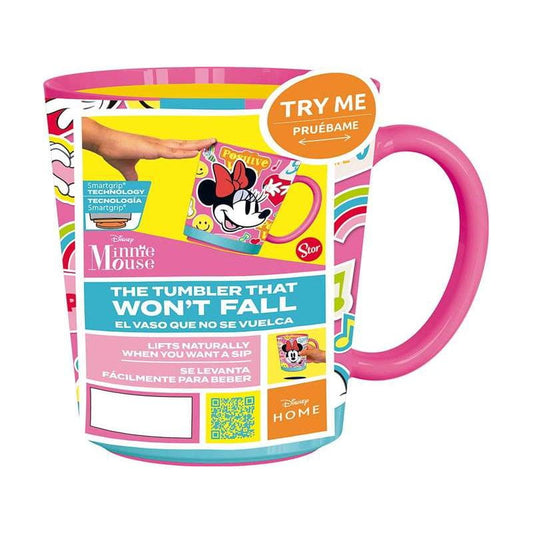 Taza antivuelco infantil Minnie Mouse Disney 410ml con Smart Grip