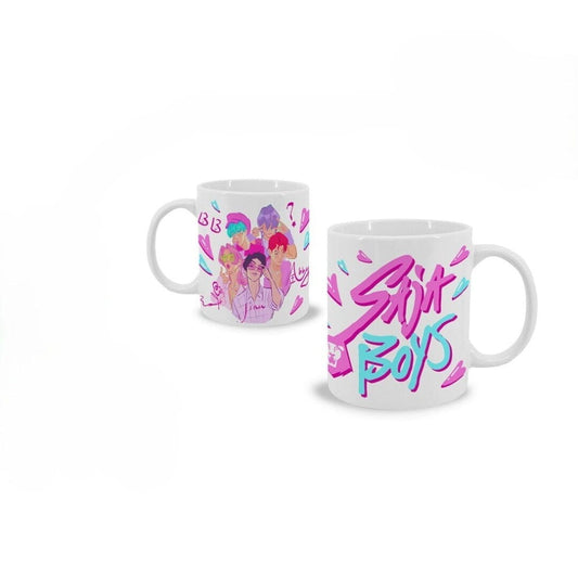 Taza cerámica SAJA BOYS 325ML HUNTRIX K-POP DEMON HUNTERS
