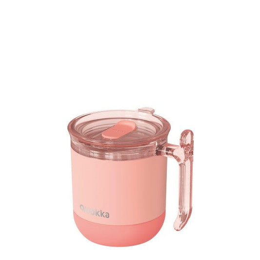 Taza termo acero inoxidable QUOKKA drop safe wave peachy pink 260ml