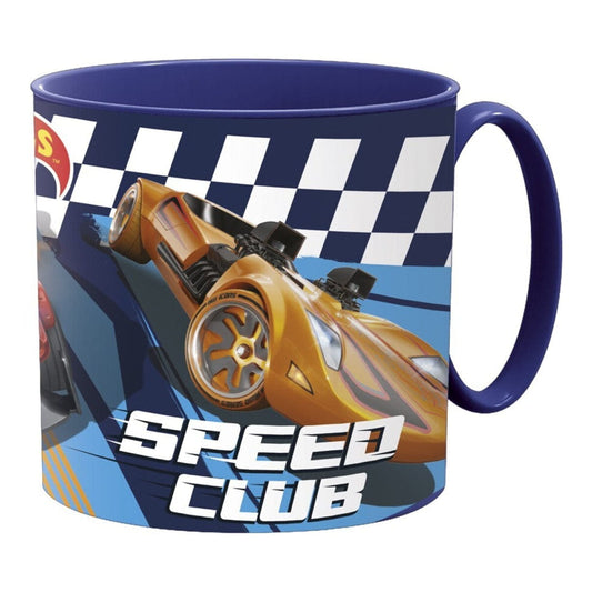Taza vaso infantil microondas HOT WHEELS blue fire 265ML
