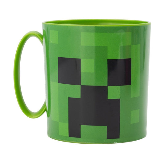 Taza vaso microondas 390ml Minecraft verde