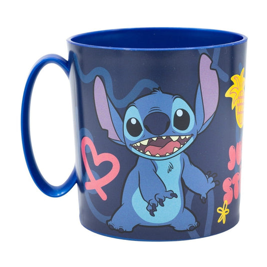 Taza vaso microondas 390ml Stitch Palms