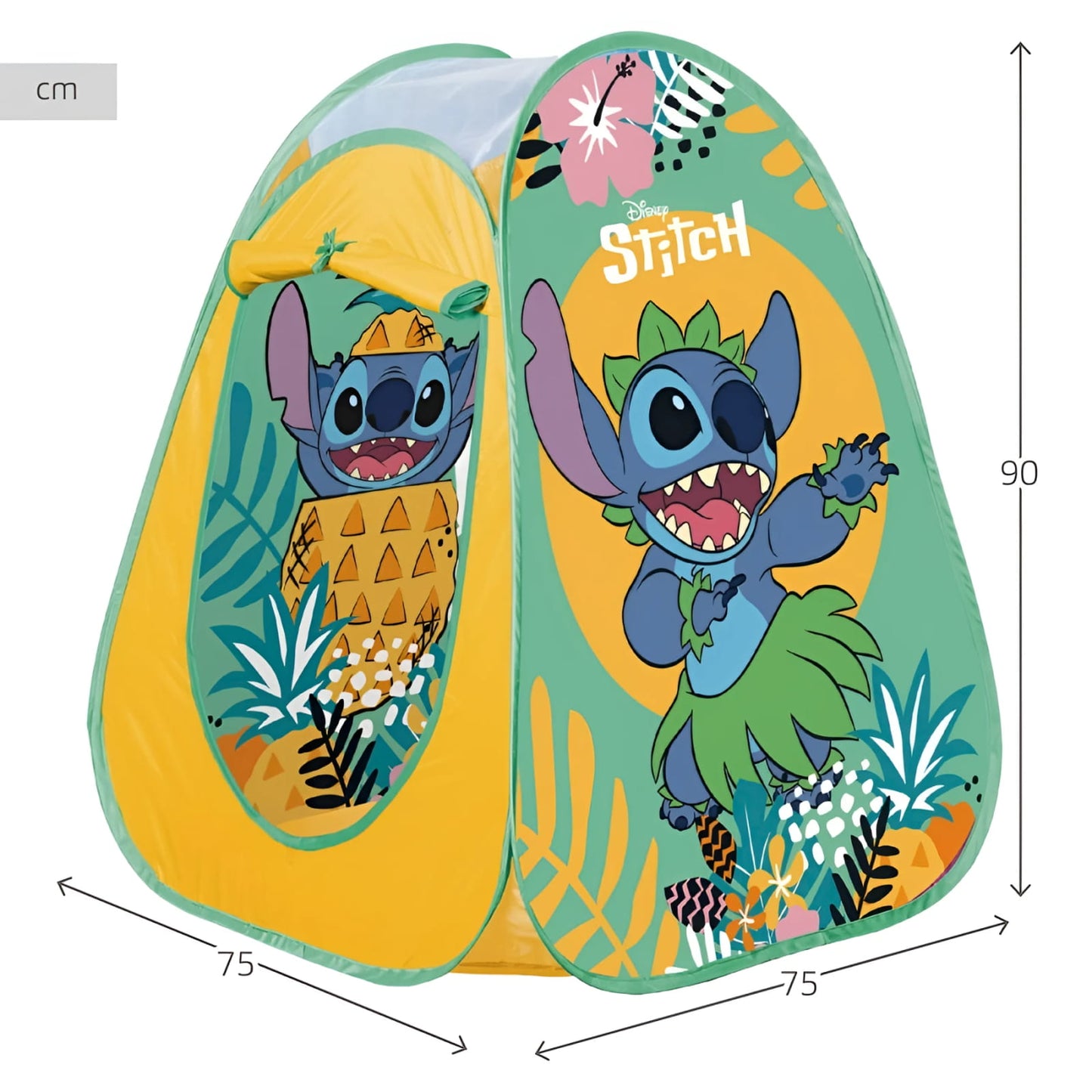 Tienda niños infantil pop up STITCH 75x75x90CM - campaña