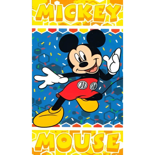 Toalla Playa Piscina Disney Mickey 70x140cm infantil de microfibra para niños - Everest Sky
