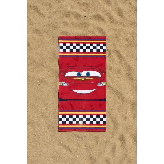 Toalla playa piscina infantil Cars Rayo McQueen Disney 70x140cm