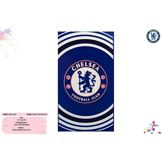 Toalla Playa Piscina Infantil Chelsea 70x140cm de microfibra para niños y adultos