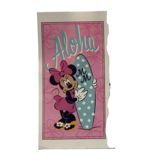 Toalla playa piscina infantil Minnie Mouse Disney aloha 70x140cm