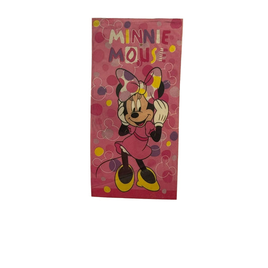 Toalla playa y piscina infantil Minnie Mouse Disney lazo 70x140cm