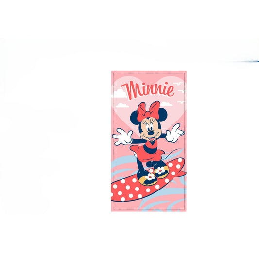 Toalla playa piscina infantil Minnie surf 70x140cm