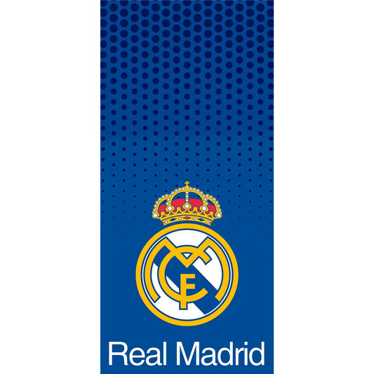Toalla Playa Piscina Infantil Real Madrid CF algodón de 75x150cm