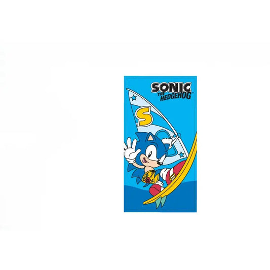 Toalla playa piscina infantil Sonic tabla 70x140cm