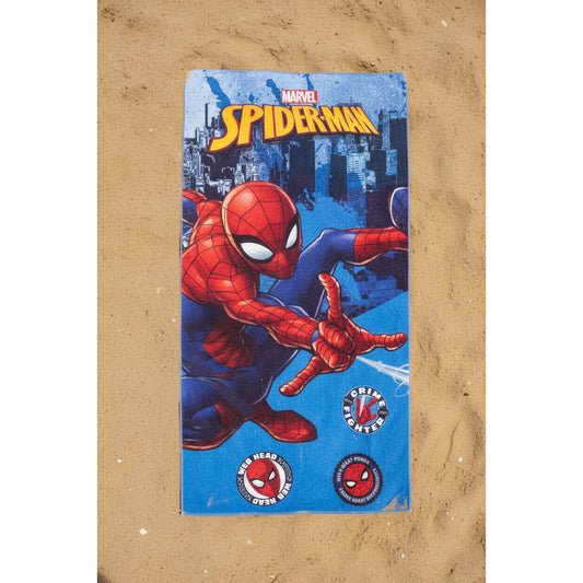 Toalla playa y piscina infantil Spiderman Marvel 70x140cm