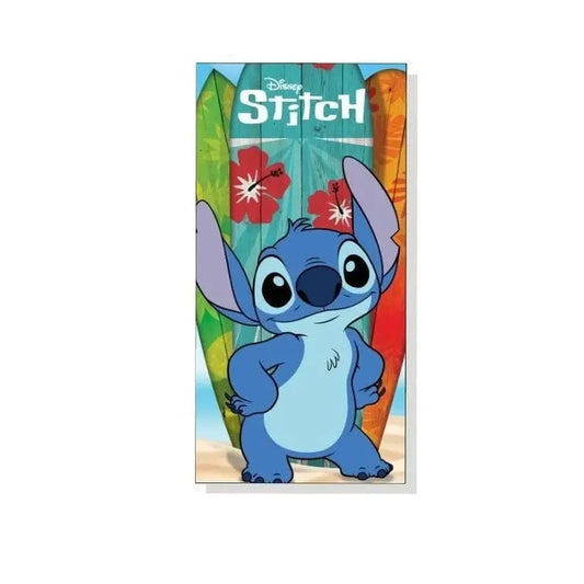 Toalla Playa Piscina infantil STITCH SURF 70x140cm