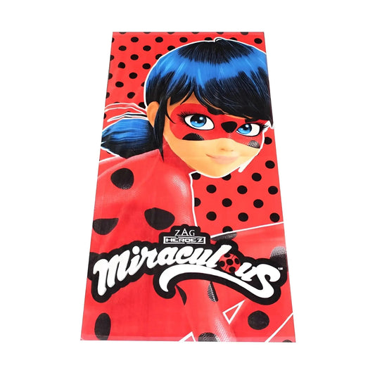 Toalla Playa Piscina Lady Bug 70x140cm infantil de microfibra para niños