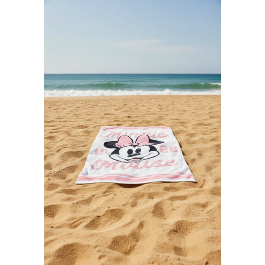 Toalla de playa y piscina Minnie Mouse Disney grande 90x170cm