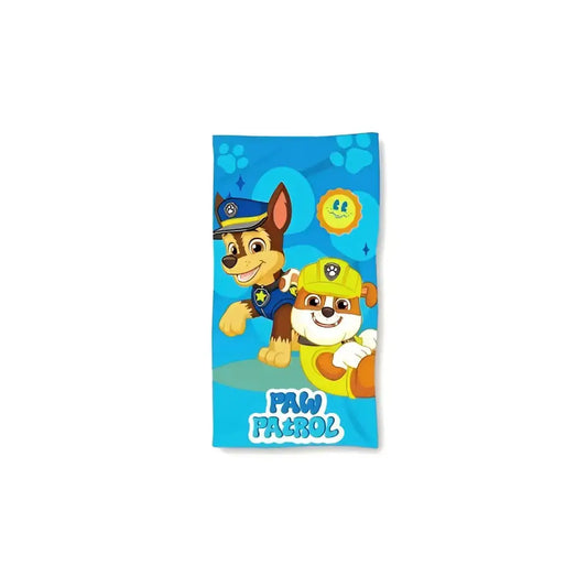 Toalla Playa Piscina Patrulla Canina Chase y Rubble 70x140cm infantil de microfibra para niños
