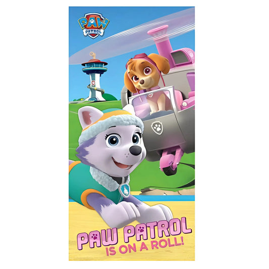 Toalla Playa Piscina Patrulla Canina Everest Sky 70x140cm infantil de microfibra para niños
