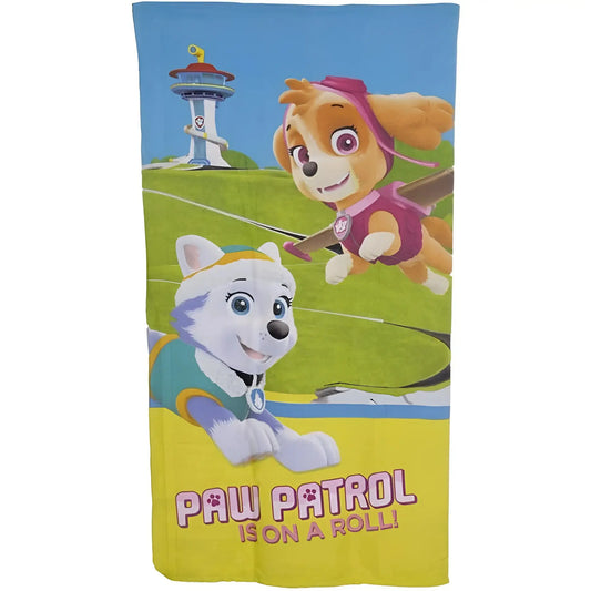 Toalla Playa Piscina Patrulla Canina Everest Sky 70x140cm infantil de microfibra para niños