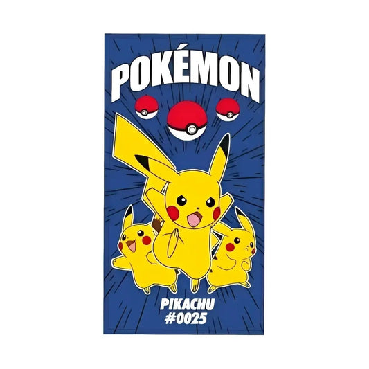 Toalla Playa Piscina Pokémon Pikachu Sky 70x140cm infantil de microfibra para niños - Everest