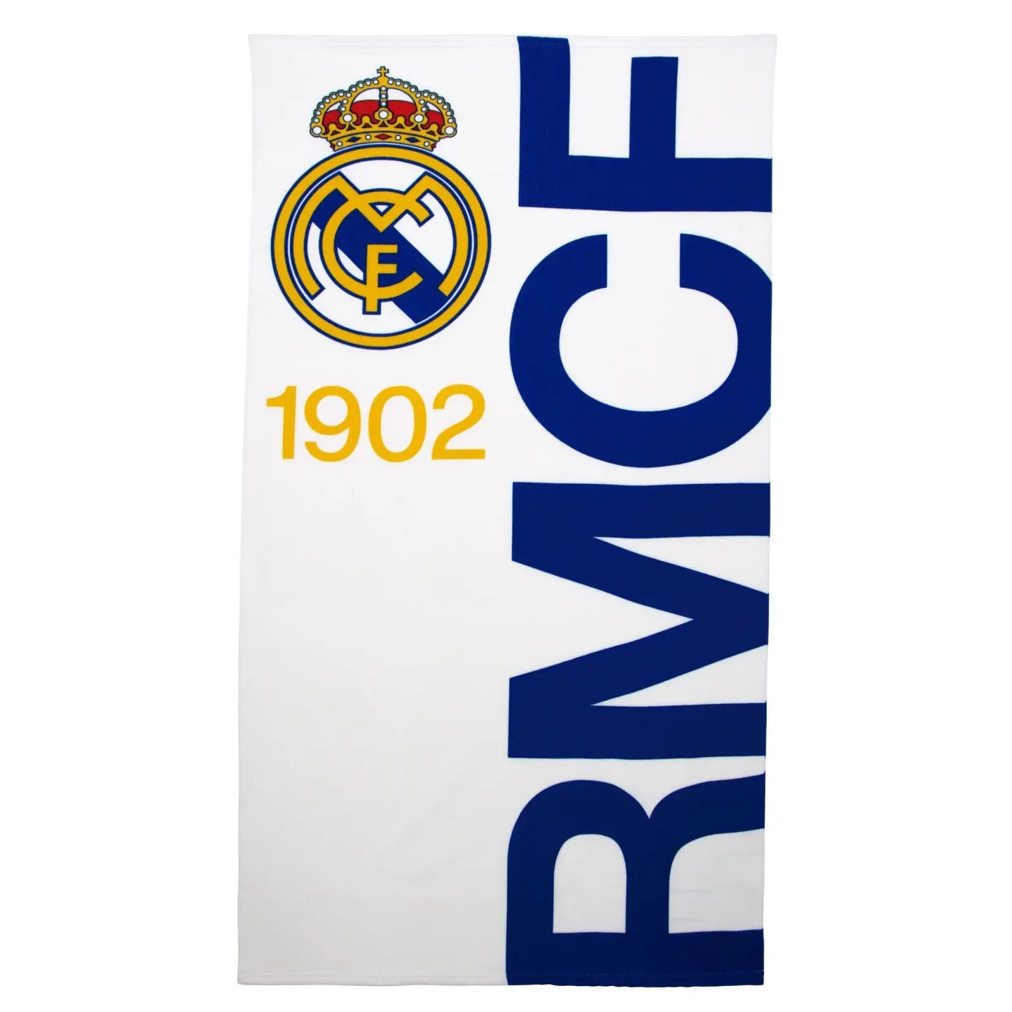 Toalla de playa y piscina Real Madrid CF grande 90x170cm
