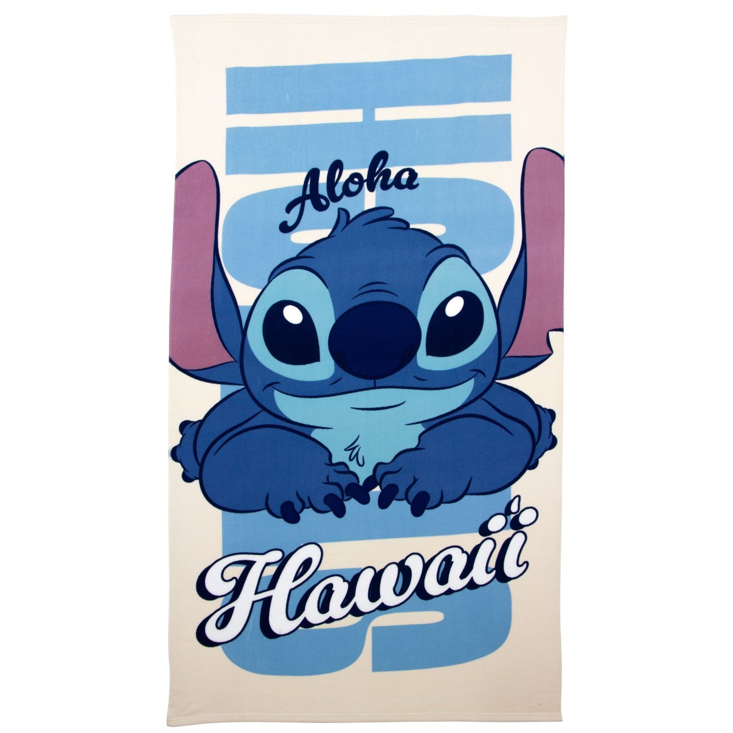 Toalla de playa y piscina Stitch Disney grande 90x170cm