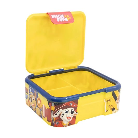 Tupper sandwichera infantil Patrulla canina con tres compartimentos - Sandwichera