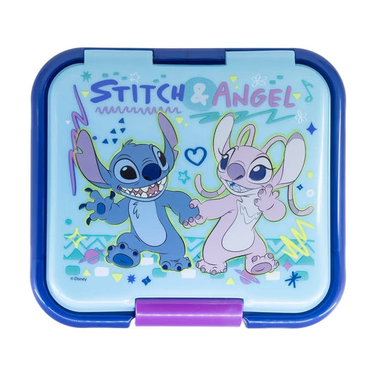 Tupper sandwichera infantil Stitch con tres compartimentos - Sandwichera