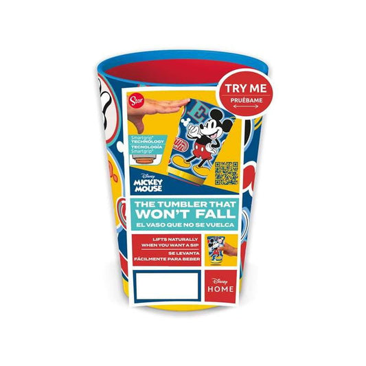 Vaso antivuelco infantil Mickey Mouse Disney 470ml con Smart Grip