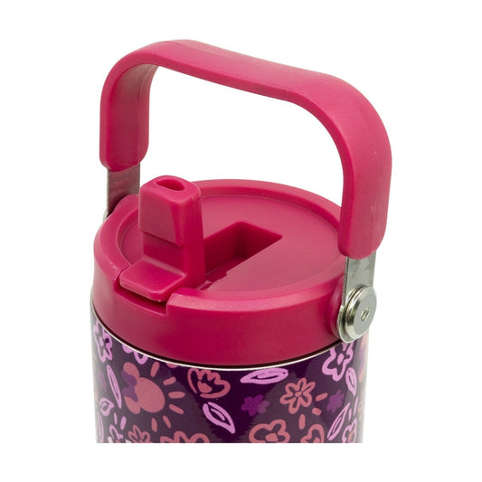 Vaso botella termo Minnie Mouse Disney ’Cherrylicious’ acero inoxidable con asa y 860ml