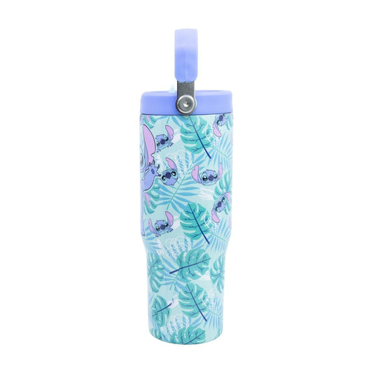 Vaso botella termo Stitch ’Aloha’ acero inoxidable con asa y 860ml
