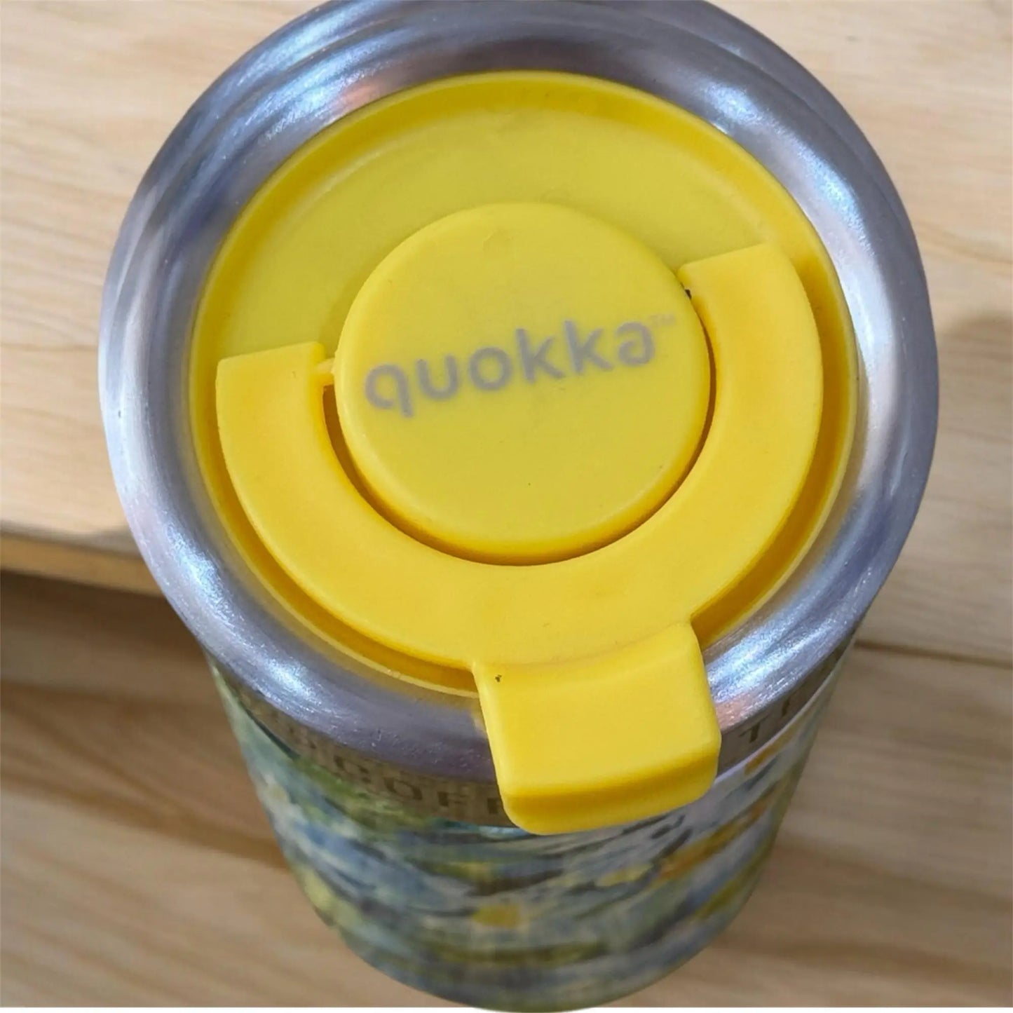 Vaso Térmico Acero Inoxidable Quokka 400ml Blue Peonies Taza Reutilizable Café Te Frío y Caliente bebidas