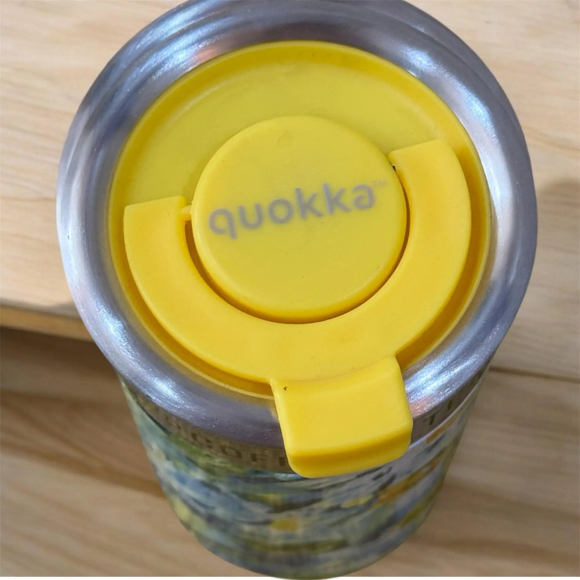 Vaso Térmico Acero Inoxidable Quokka 400ml Blue Peonies Taza Reutilizable Café Te Frío y Caliente bebidas