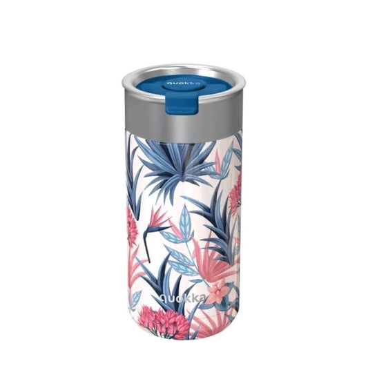 Vaso Térmico Acero Inoxidable QUOKKA BOOST Blue Garden 400ML