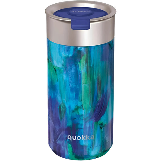 Vaso Térmico Acero Inoxidable QUOKKA BOOST BLUE PAINT 400ML