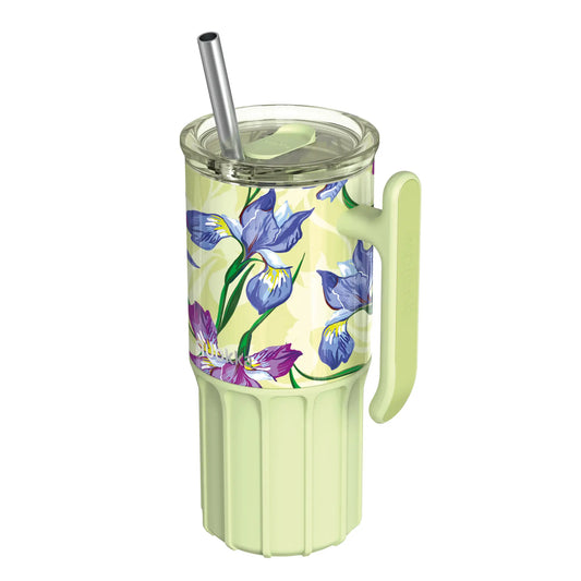 Vaso Térmico Acero Inoxidable QUOKKA UMI GREEN TEA 720ML con pajita