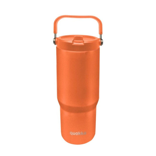 Vaso térmico Quokka CORE Papaya Orange 860ML de acero inoxidable con asa - Botella