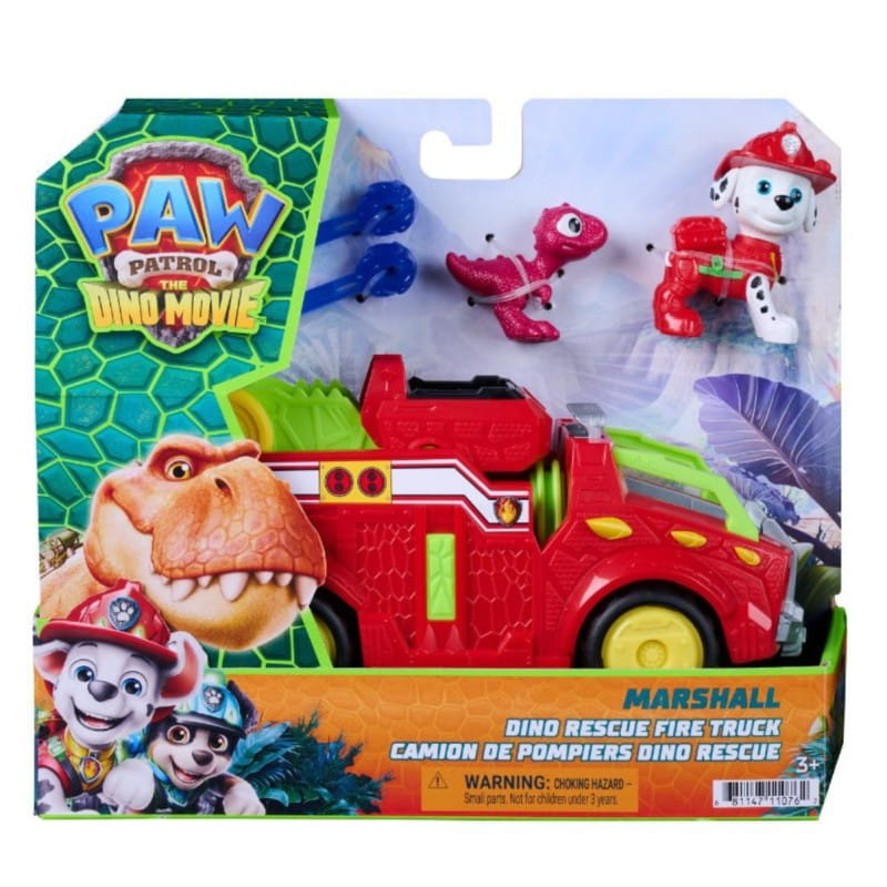 Vehículo Marshall Patrulla canina con accesorios Dino Movie - Juguete
